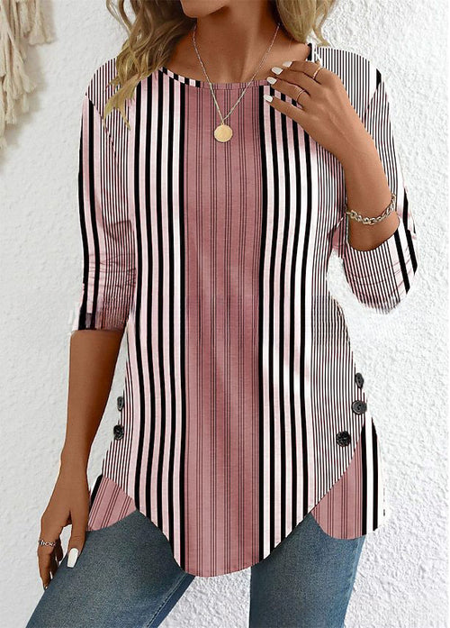 ✨🔥【Ograniczona ilość】【S-5XL】2026 Nowa wiosenna, modna, swobodna, drukowana koszula damska w paski✅️Płatność przy odbiorze ✅️2 artykuły z 70% zniżką