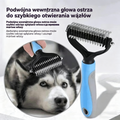 🐶【Kup 1, otrzymaj 1 gratis】Dwustronna szczotka do pielęgnacji zwierząt i usuwania sierści