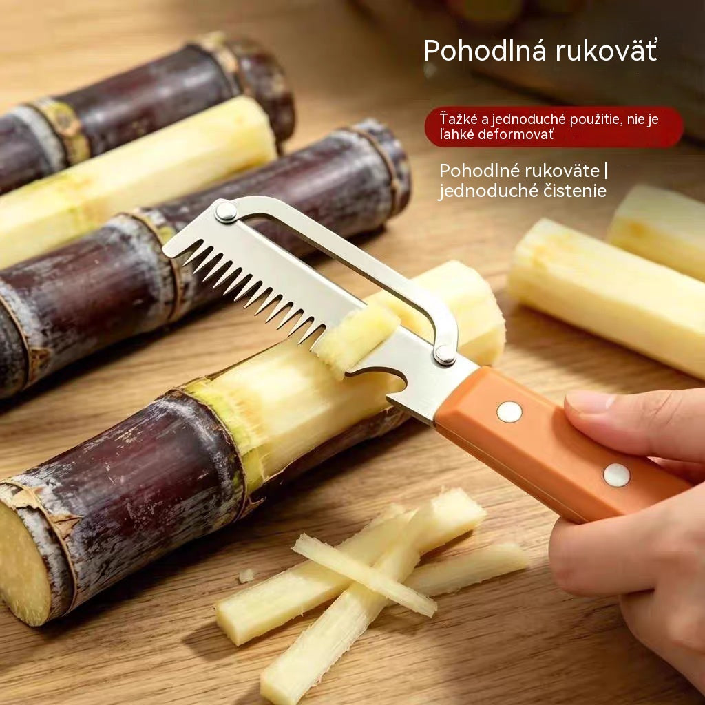 💥Kup 1, drugi otrzymasz GRATIS💥🔪 Wielofunkcyjny krajalnica i obieraczka ze stali nierdzewnej🧅