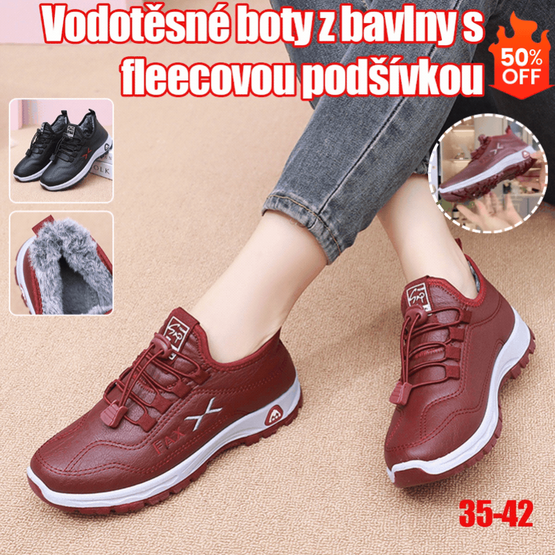 【35-41】Zimné nové štýlové ručne vyrobené dámske topánky z pravej kože a bavlny