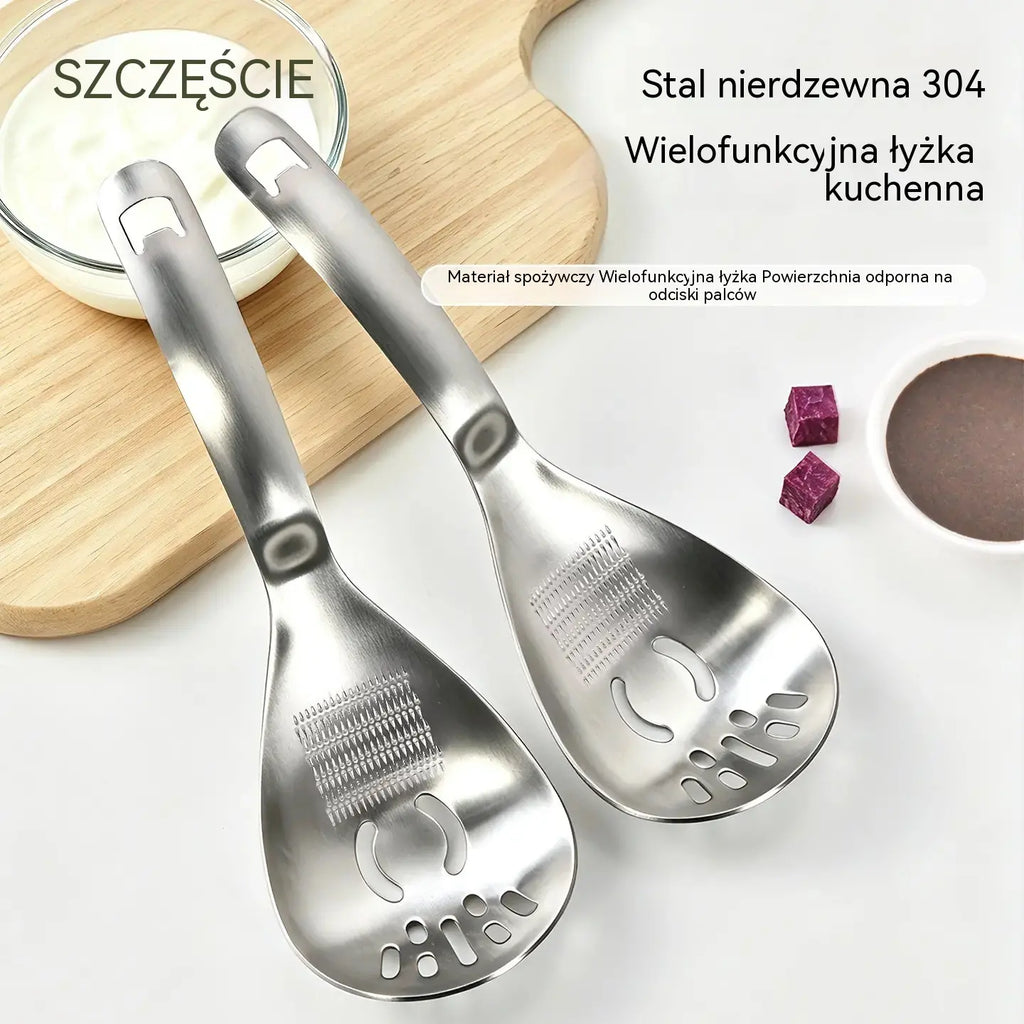 🔥50% zniżki🔥🥄 Wielofunkcyjna łyżka i sitko ze stali nierdzewnej 304