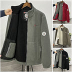 Especiales de hoy!💁‍♂️💁‍♂️【XS-3XL】Chaqueta de terciopelo grueso de lana de talla grande informal cálida de otoño e invierno para hombre