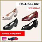 👠【Zniżka ograniczona czasowo】 [Rozmiary 35-40]🔥 Nowe, oryginalne skórzane sandały, niski obcas, wygodne, stylowe i eleganckie，Sandały damskie
