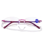 🔥🕶【Kup jeden, a drugi dostaniesz gratis】Okulary do czytania HD z diamentową oprawką i filtrem światła niebieskiego