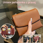 🔥✨Unisex peňaženka z pravej kože s RFID ochranou🔥