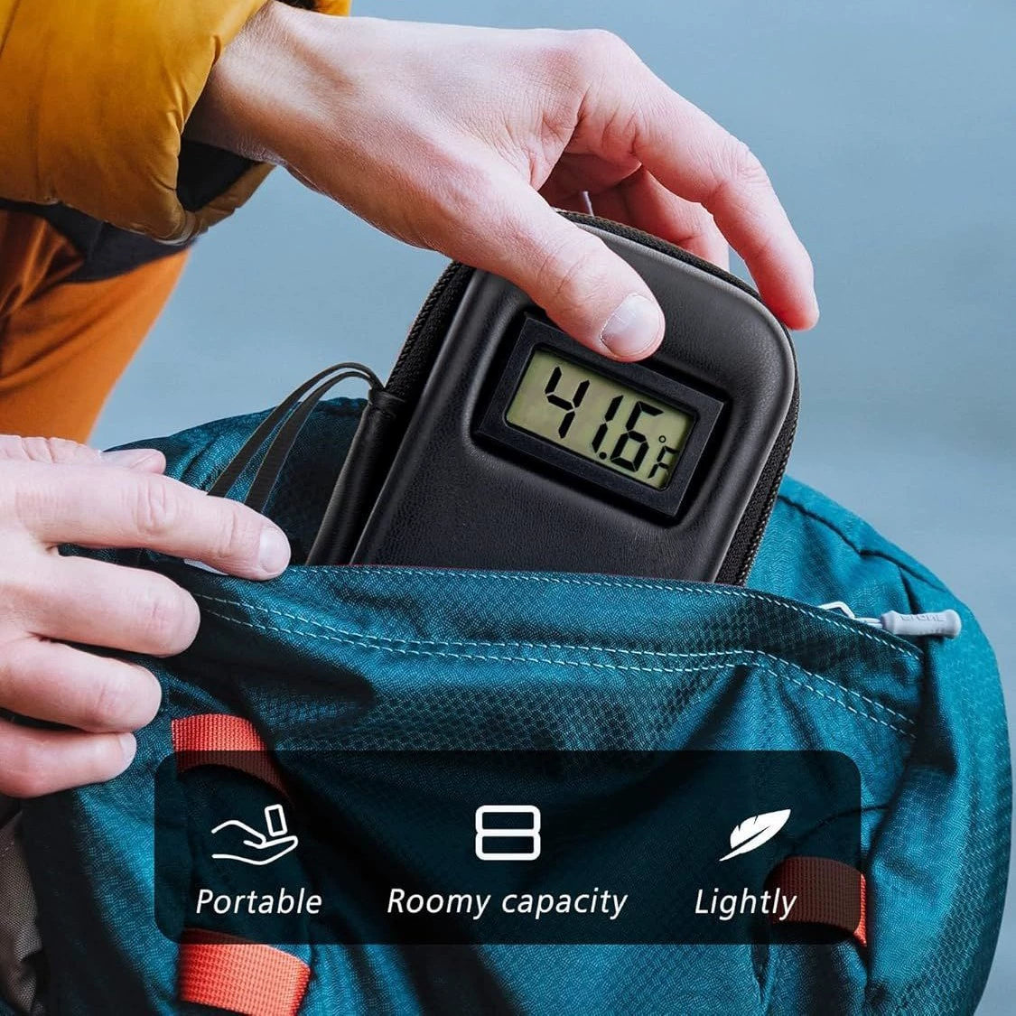 Etui-lodówka podróżna na insulinę z wyświetlaczem temperatury