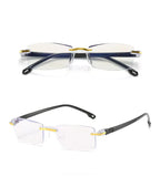 🔥🕶【Kup jeden, a drugi dostaniesz gratis】Okulary do czytania HD z diamentową oprawką i filtrem światła niebieskiego
