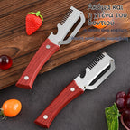 ✅Kup 1 i odbierz 1 gratis 2 sztuki 🧅🔪 Wielofunkcyjna obieraczka kuchenna 3 w 1 Obiera kroi i otwiera butelki🔥