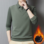 🔥【45% OFF】👔【M-4XL】Mužský prémiový kašmírový dvojdielny teplý top všetko v jednom