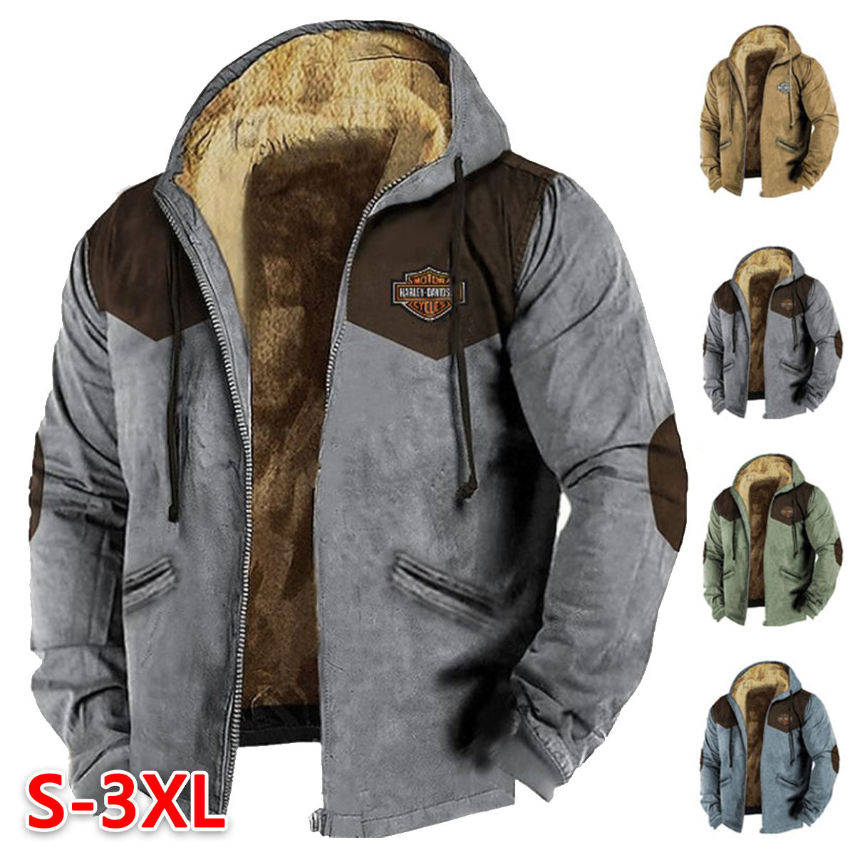 🔥💥【M-5XL】Sudadera con Capucha para Hombre – Moda de Otoño e Invierno, Refuerzo, Cálida y Cómoda para el Frío