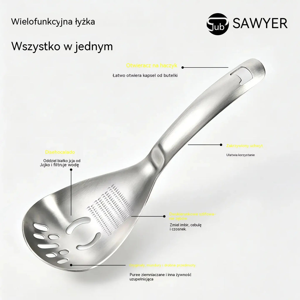🔥50% zniżki🔥🥄 Wielofunkcyjna łyżka i sitko ze stali nierdzewnej 304