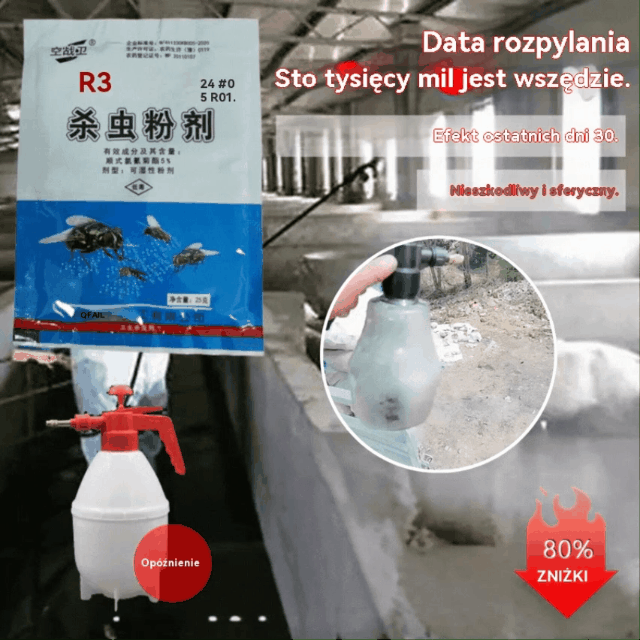 🦟【Super oferta】1 opakowanie – skutecznie eliminuje muchy i komary!