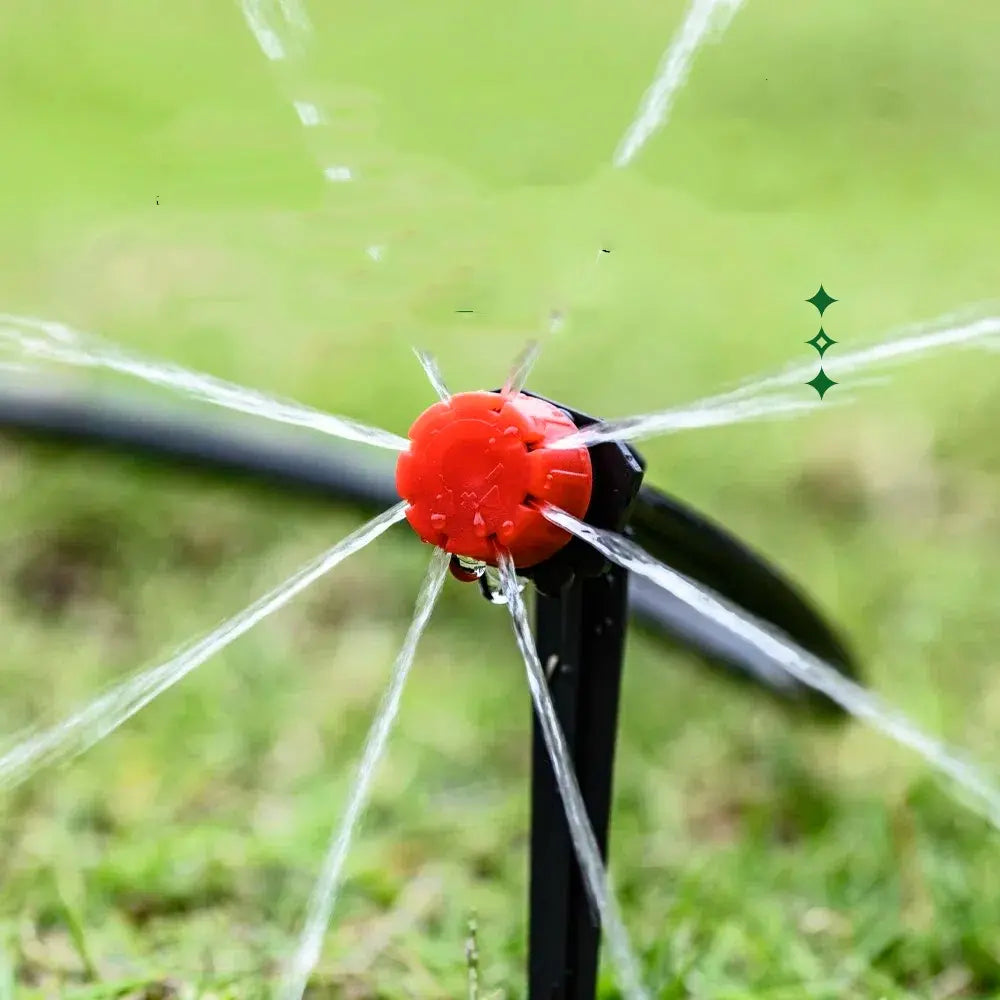 🌱💦【50 sztuk】8-otworowe głowice zraszaczy nawadniających z regulowanym przepływem