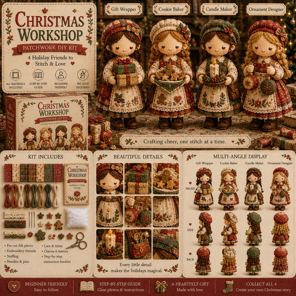 🎁Ostatni dzień: Skorzystaj z 49% zniżki! 🧵 Miniaturowy zestaw patchworkowy z serii Miniature World.