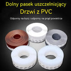 45 mm × 5 m 🚪 Uszczelka dolna drzwi z PVC – pyłoszczelna i chroniąca przed przeciągami