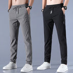 💖👖Oferta w połowie ceny🎈【M-5XL】2026 Męskie spodnie z lodowego jedwabiu – luźny i elastyczny krój