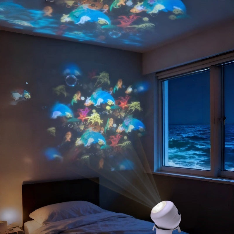 🔥Hit Sprzedaży 【Rabat 50%】🌊Dynamiczny obrotowy projektor LED