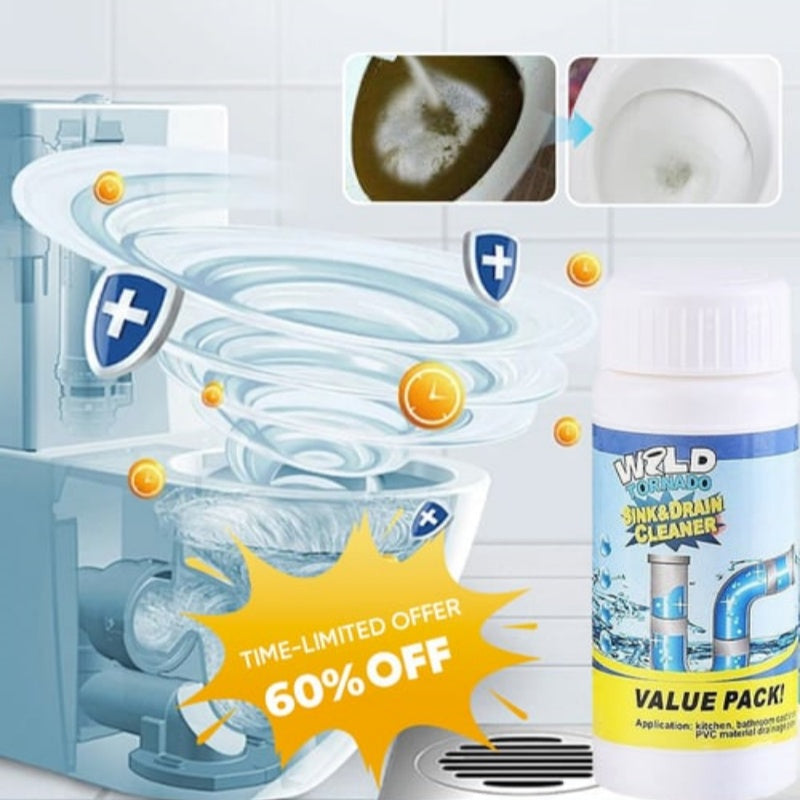 🛁💦【Kup 1, a 1 dostaniesz gratis】🌟Środek do czyszczenia zlewów i odpływów: Gęsta piana z ekstraktów i rozkładających się enzymów.