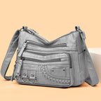 💥【50% zniżka na czas ograniczony】👜2026 nowa torba na ramię / crossbody z miękkiej skóry o dużej pojemności -
