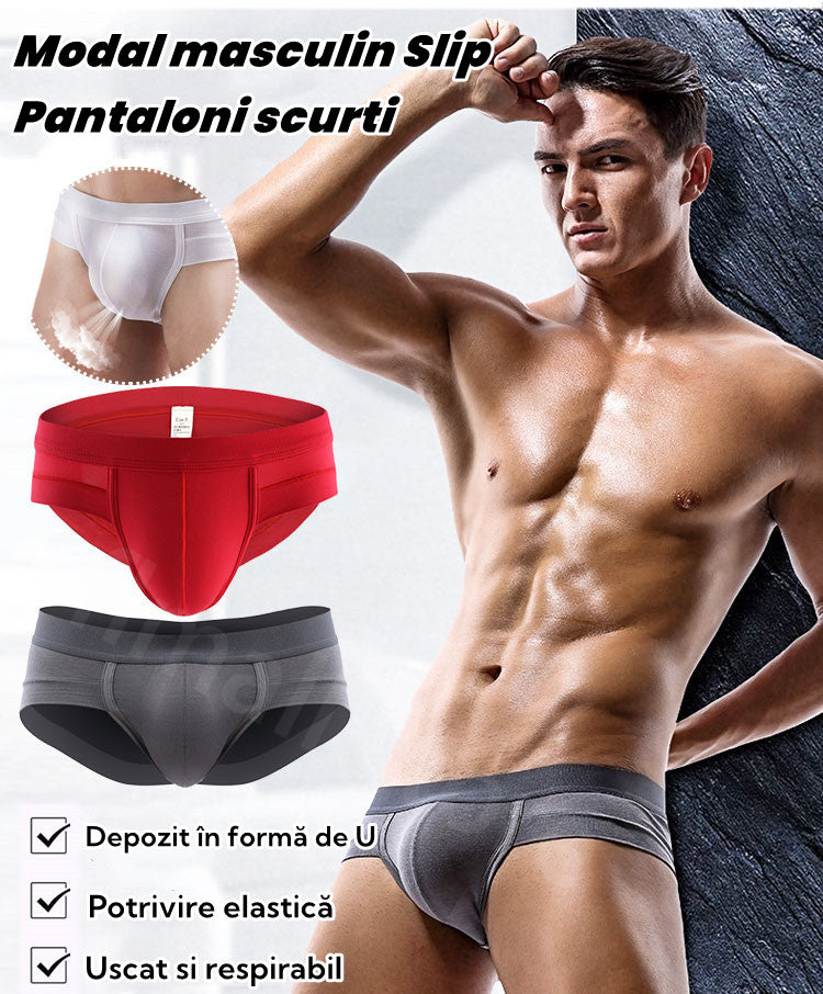 🔥Gorąca wyprzedaż 50% zniżki🔥🔥Oferta ograniczona czasowo🔥【5 sztuk】Męskie spodenki modalowe, kieszeń 3D