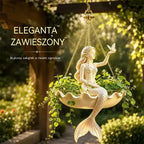 ✨ Zamień swój ogród w bajkę! Dekoracyjna wisząca doniczka z artystycznym, bajkowym wzorem! 🌸🧚‍♀️