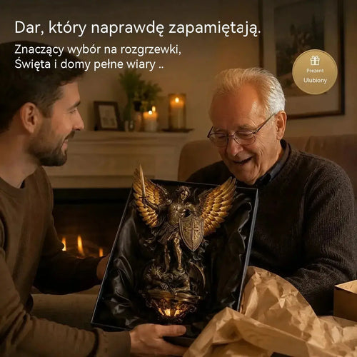 1 sztuka 129zł🕊️Lampa ścienna Anioł Stróż św. Michała✨