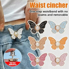 🌸🦋 KUP 5, OTRZYMAJ 5 GRATIS 🎁💜 Regulowana klamra do paska w kształcie motyla, odpinana konstrukcja: bez użycia narzędzi, idealna do jeansów, spódnic i sukienek ✨👗💃