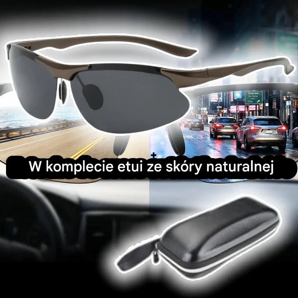 【🔥2026 Gorąca sprzedaż🔥】🕶️ Okulary polaryzacyjne fotochromowe do jazdy w dzień i w nocy 🚗