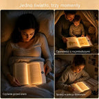 📚💡 Lampka do czytania LED z klipsem | Lampka nocna do łóżka, do nauki i czytania