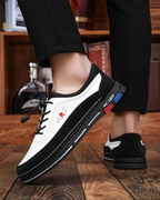 💯🔥【39-48】Los zapatos de negocios casuales para hombre están hechos de cuero impermeable y resistente a las manchas con u na suela suave para un uso cómodo.