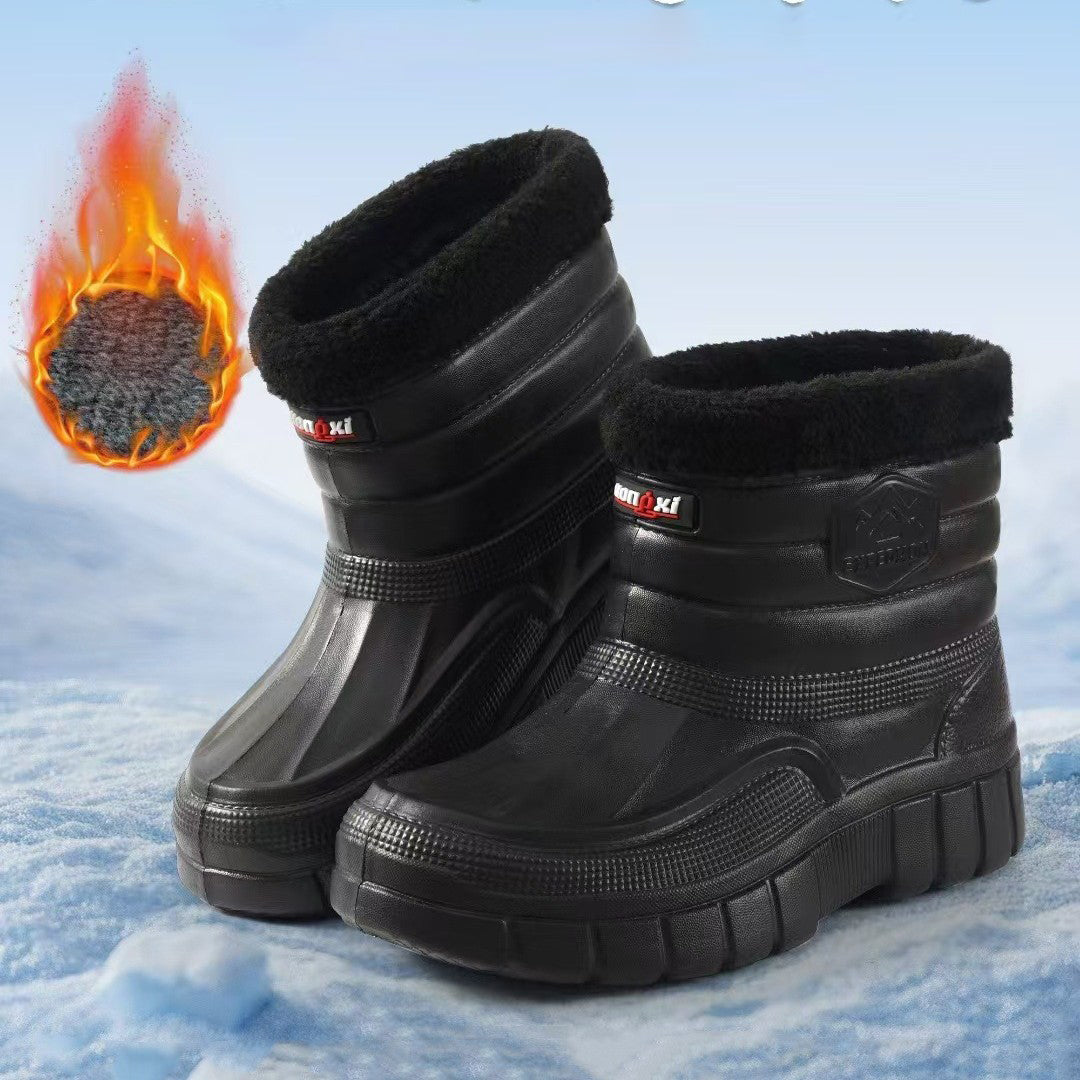 ♥️♥️【Nowy produkt】Ciepłe, wodoodporne, bawełniane buty outdoorowe i śniegowce wyściełane polarem