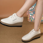 🔥【Tallas 35-42】Zapatos de plataforma de piel para mujer, nuevo estilo otoño/invierno
