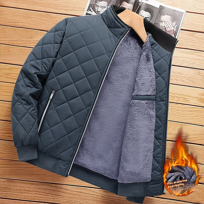 【L-5XL】🔥 2023 Męska zimowa ciepła kurtka oversize z wełny jagnięcej