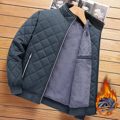 【L-5XL】🔥 2023 Męska zimowa ciepła kurtka oversize z wełny jagnięcej