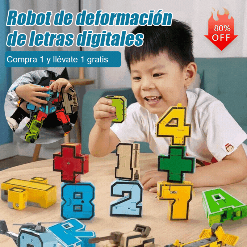 🔥【Cały zestaw za pół ceny】🎁 Zabawka robot-alfabet