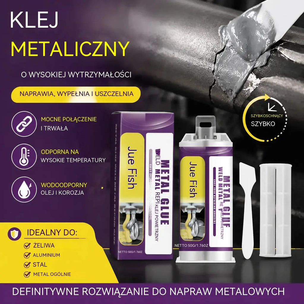 ⚡【2 zestawy za jedyne 99 zł】🔩 Klej do metalu – klej do naprawy spawów metalowych ✨
