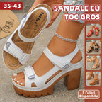 【35-43】🔥 Sandały na grubym obcasie z platformą —— ✅ Wyższe ✅ Stabilniejsze ✅ Modniejsze