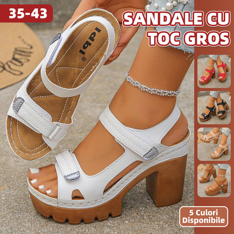 【35-43】49% OFF 🔥 Sandały na grubym obcasie z platformą —— ✅ Wyższe ✅ Stabilniejsze ✅ Modniejsze