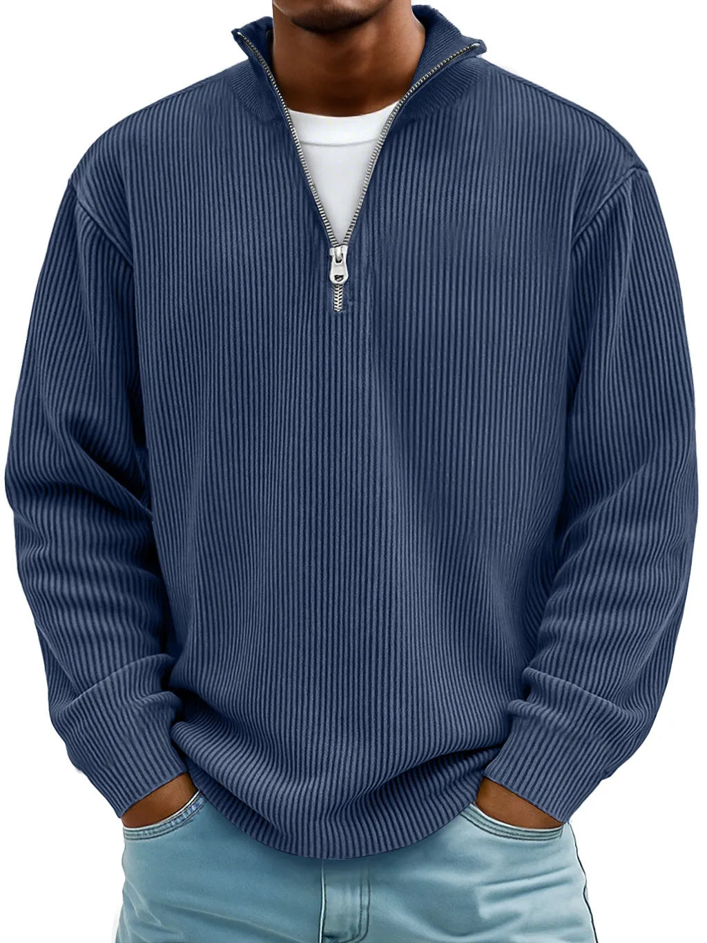 🔥【S-5XL】Jesień/Zima Nowa męska bluza ze stójką
