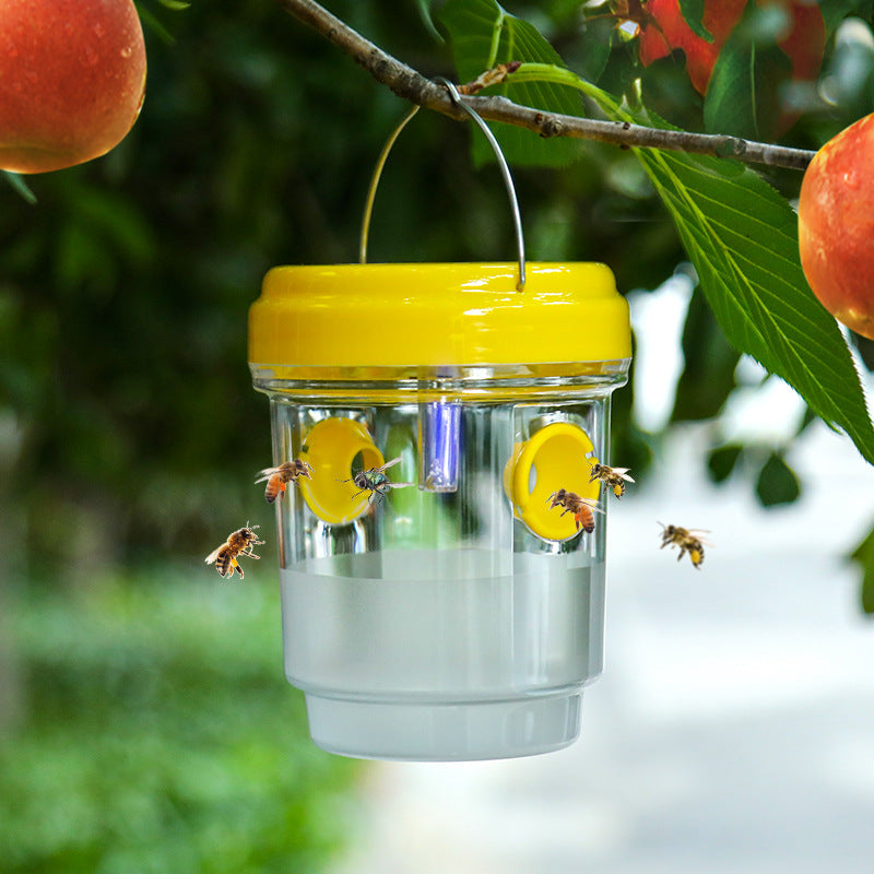 🐝☀️ Słoneczna pułapka na osy do tarasu i ogrodu 🔋🌿 – skuteczna, ładowalna, odporna na warunki atmosferyczne – bez chemii, do 500 m² – oszczędzaj już teraz