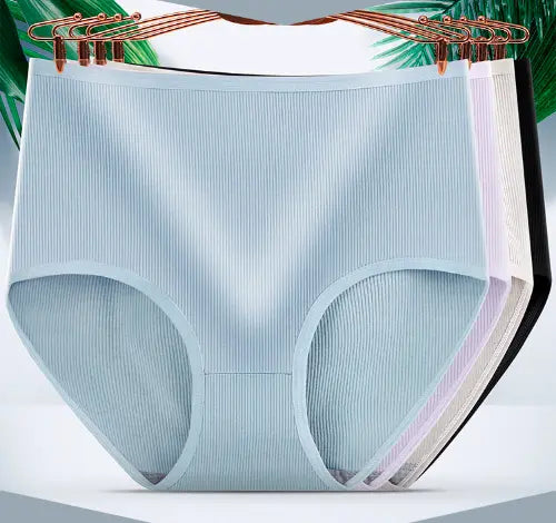 💖【Kup 4, 4 gratis!13.6 zł / sztuka】 Oferta ograniczona czasowo✨: damska bielizna antybakteryjna z wysokim stanem — modelująca brzuch i podnosząca pośladki, bardzo elastyczna