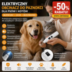 🔥【50% zniżki】🐱🐶 Elektryczna szlifierka do pazurów zwierząt z wyświetlaczem LED na baterii