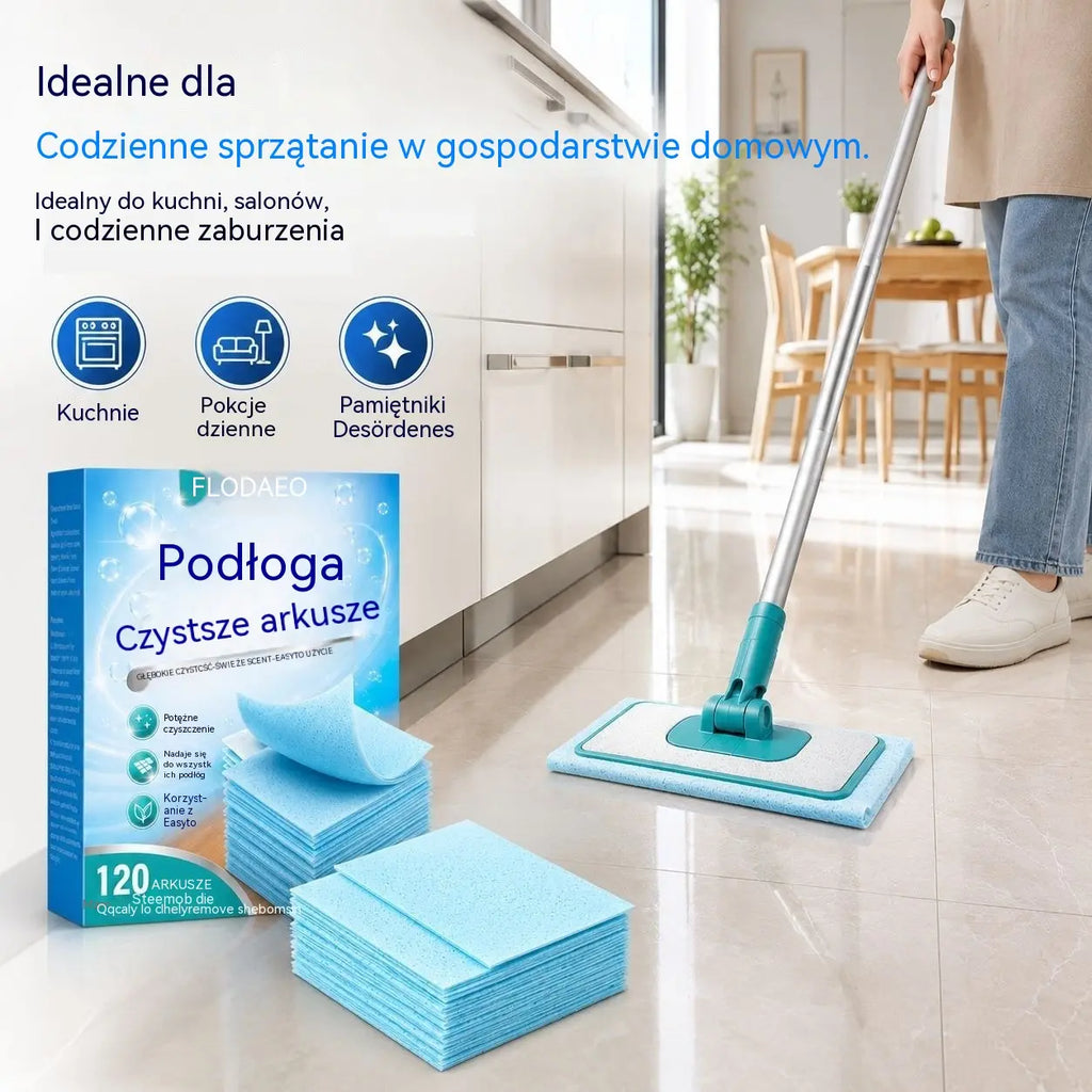 🔥 240 szt. za jednym razem! ✨ Chusteczki do podłóg, które czyszczą i nadają blask bez wysiłku! 🧹💧