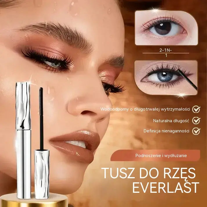 ✨ OSTATNI DZIEŃ! KUP 1, DRUGI GRATIS!! ✨ Wodoodporny i odporny na pot tusz do rzęs – wydłuża i podkręca rzęsy! 👁️