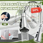 🔥 [50% OFF -Oferta ograniczona czasowo] 🚰🔥 Obrotowa (360°) nakładka na kran