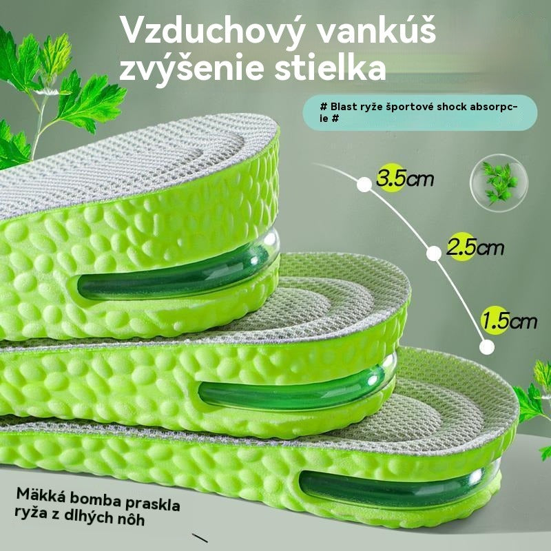 💥【Kup 1, otrzymaj 1 gratis: 2 pary】👟Wygodne wkładki z poduszką powietrzną i efektem podwyższenia wzrostu 📈